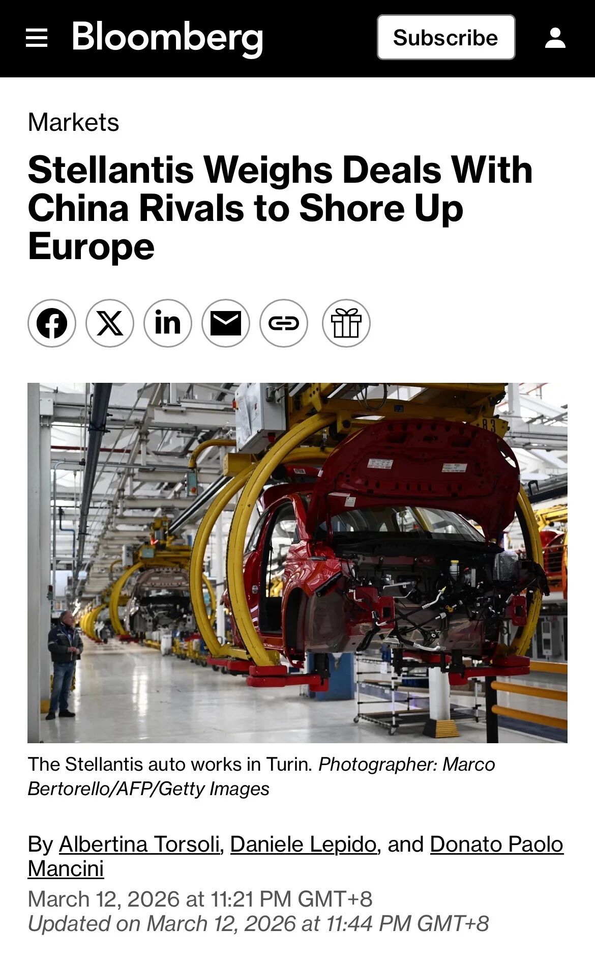 秘洽小米小鹏：亏损1768亿后，Stellantis疯狂接触中国车企